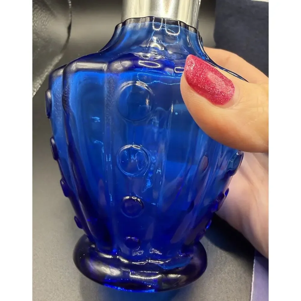 Lampe Berger Paris Fragrance Diffuser France Cobalt Blue Clochette Burn Vintage